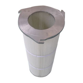 3 Lugs Industrial Air Filter , Aluminum Cap Dust Extraction Filters GTJ3266 Model
